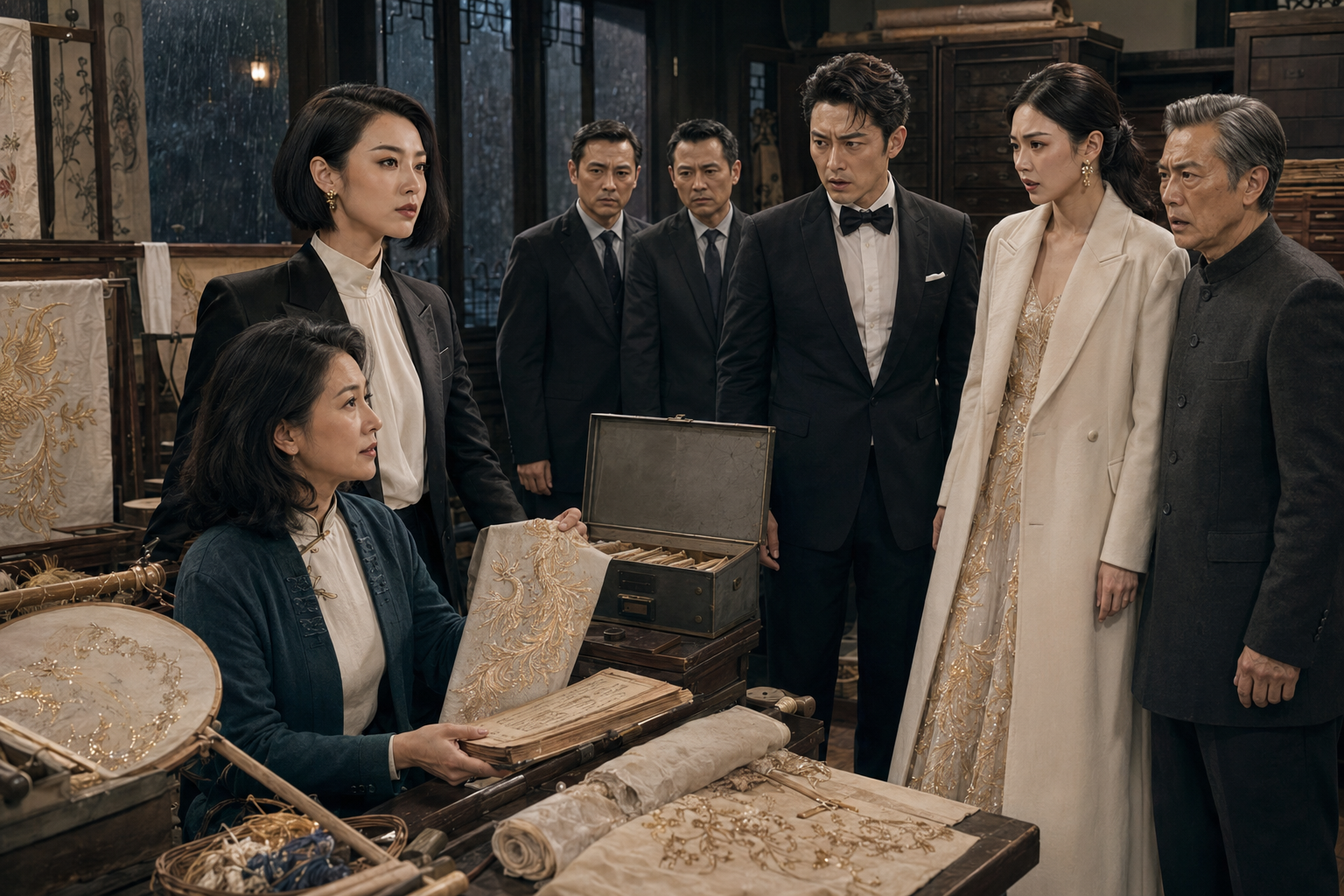 Song Yao descubre junto a su madre las pruebas ocultas del robo de sus diseños.
