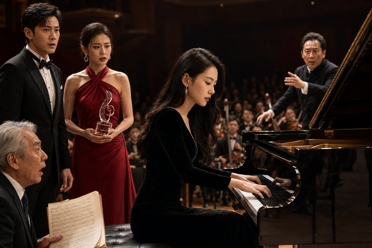 Una pianista interpreta el movimiento secreto de la sinfonía que le robaron